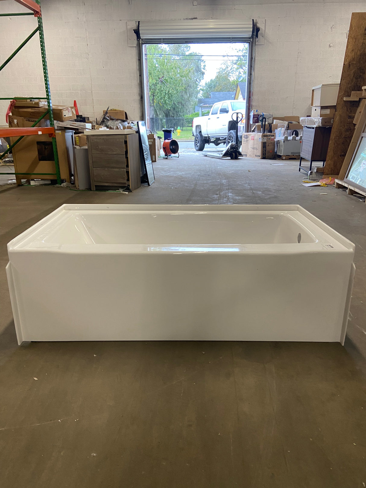 Classic 500 60 in. Right Drain Rectangular Alcove Bathtub in High Gloss White