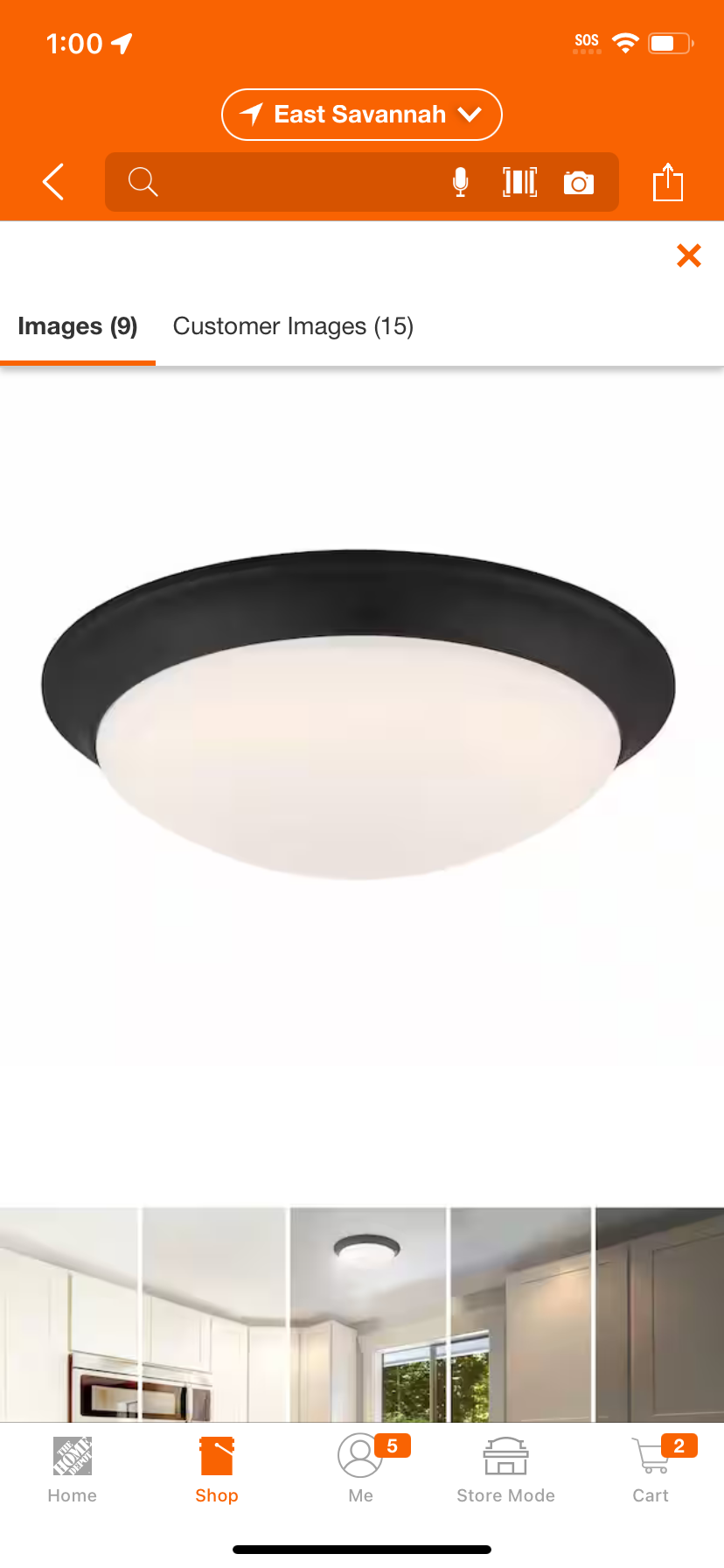 Stetson 11 in. 1-Light Satin Bronze Integrated LED Selectable CCT Ceiling Flush Mount with Frosted White Glass Diffuser