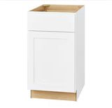 Avondale Shaker Alpine White Ready to Assemble Plywood 18 in Base Kitchen Cabinet (18 in W x 24 in D x 34.5 in H)