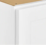 Avondale Shaker Alpine White Quick Assemble Plywood 36 x 15 in Wall Bridge Kitchen Cabinet (36 in W x 15 in H x 12 in D)