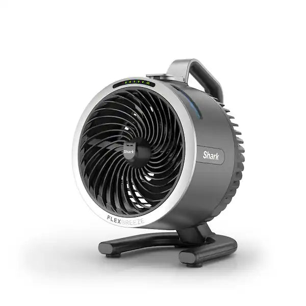 FlexBreeze HydroGo 8.4 in. 5-Fan Speeds Personal Misting Portable Fan in Dark Grey with Ultra-Quiet Cooling