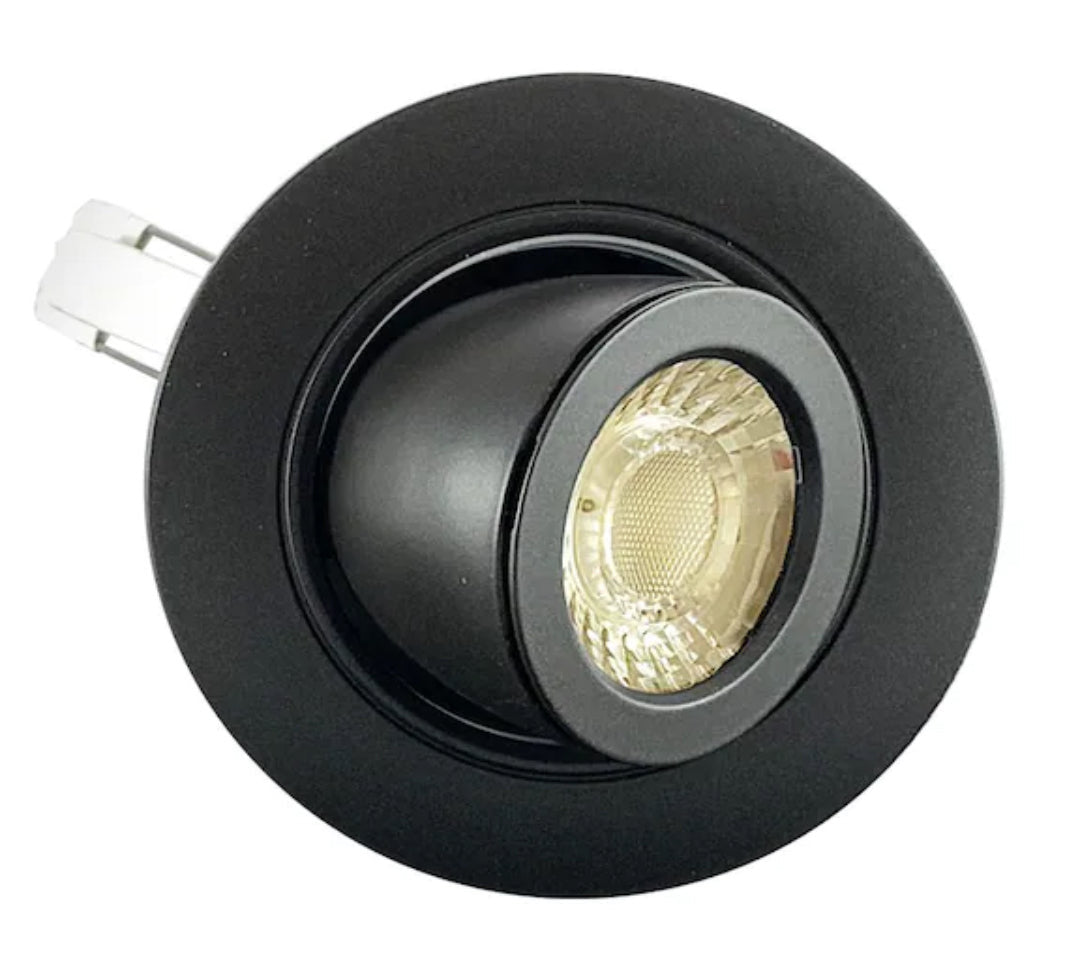 Premium Downlight 3 in. 2700K - 5000K Dark Bronze New Construction/Remodel Recessed Integrated LED Gimbal Kit