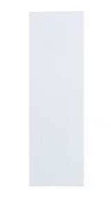 Radiance 15 in. W x 12 in. D x 36 in. H Ready to Assemble Slab Wall Kitchen Cabinet in White