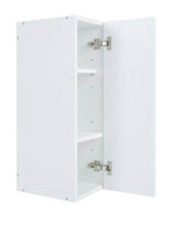 Radiance 15 in. W x 12 in. D x 36 in. H Ready to Assemble Slab Wall Kitchen Cabinet in White