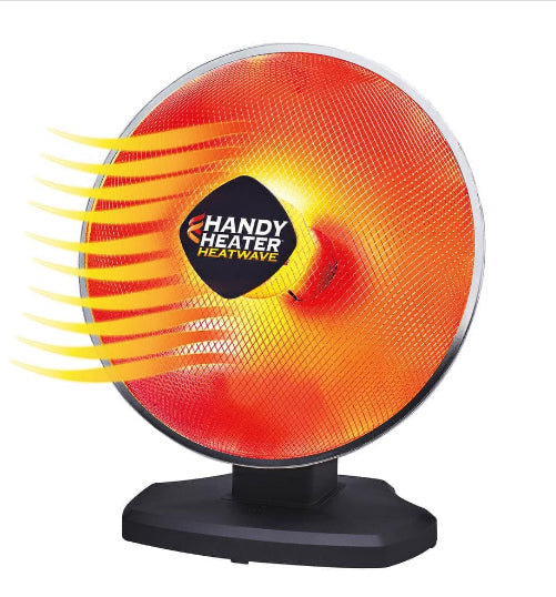 1500-Watt 18.5 in. Electric Ceramic Parabolic Space Heater with Tip-Over Safety