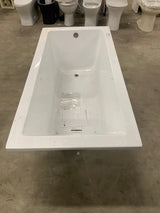 Voltaire 60 in. x 30 in. Acrylic Drop-In Reversible Drain Bathtub in White