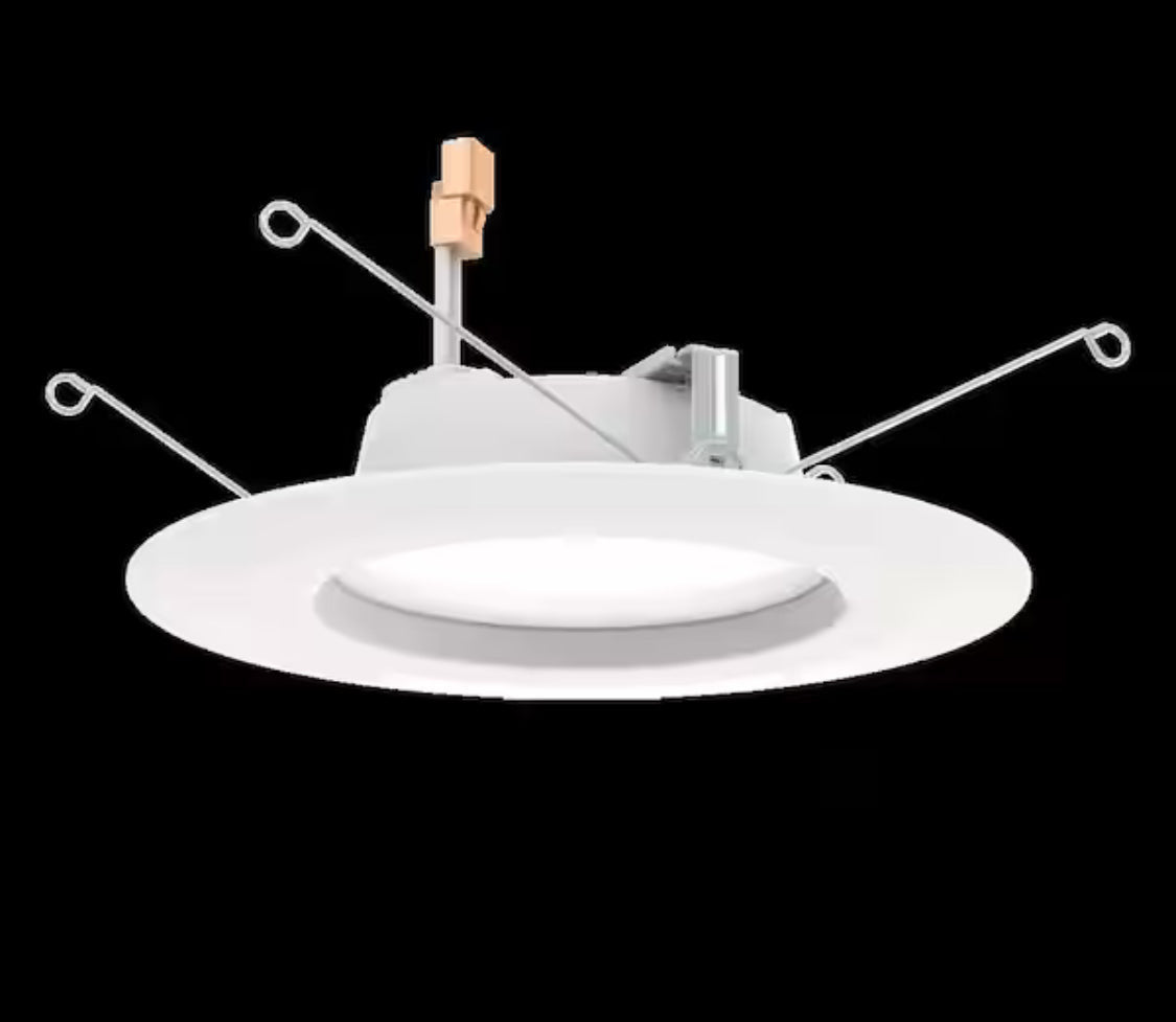 5/6 in. Integrated LED Recessed Retrofit Light Trim with Selectable Color Temperature, (12-Pack)