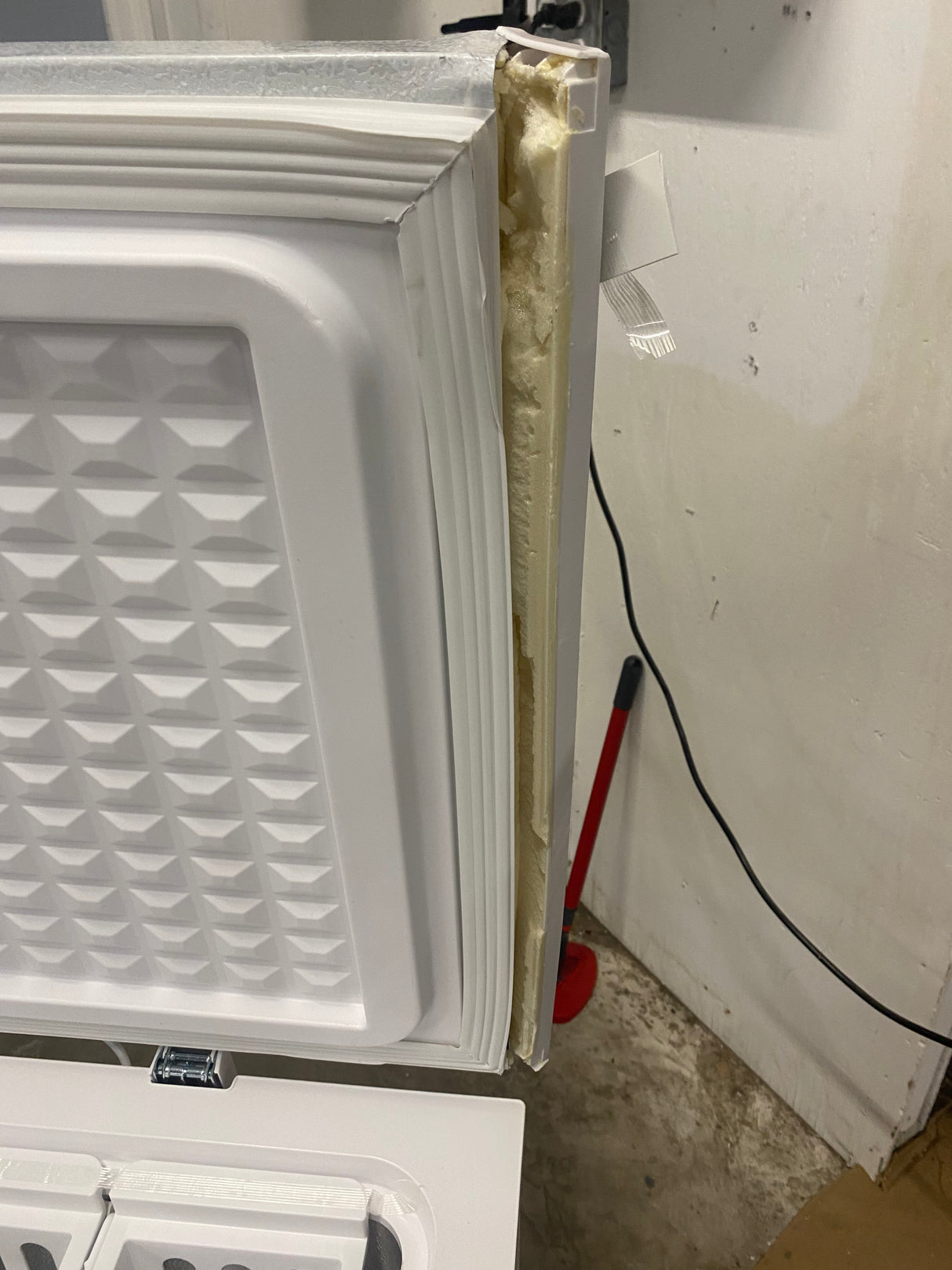 7.0 cu. ft. Manual Defrost Chest Freezer with LED Light in White Garage Ready