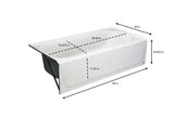 Maui 60 in. x 30 in. Soaking Bathtub with Left Drain in White