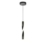 Finley 13-Watt 1 Light Black Modern 5 CCT Integrated LED Mini Pendant Light Fixture for Kitchen Island