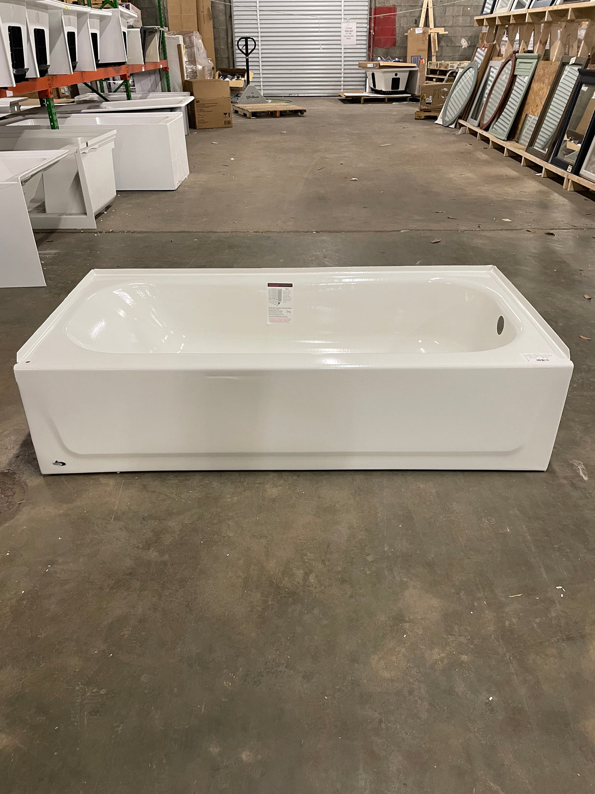 Aloha 60” x 30” Soaking Bathtub with Right Drain