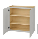 Avondale Shaker Dove Gray Ready to Assemble Plywood 30 in Wall Cabinet (30 in W x 30 in H x 12 in D)