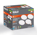 HLBSL6 6 in. Adjustable CCT Canless IC Rated Dimmable Indoor Integrated LED Recessed Light Kit (4-Pack)