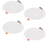 Integrated LED 6-inch Retro Fit Ultra Slim Selectable Color Recessed Light, White, Energy Star, Title 20, Wet Rated