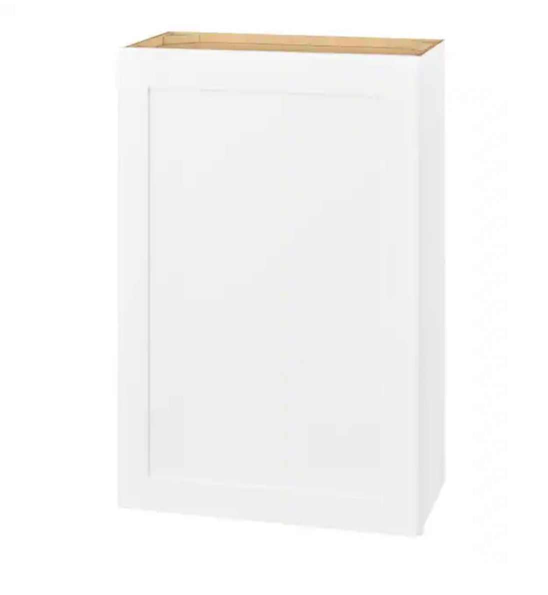 Avondale Shaker Alpine White Ready to Assemble Plywood 21 in Wall Kitchen Cabinet (21 in W x 30 in H x 12 in D)