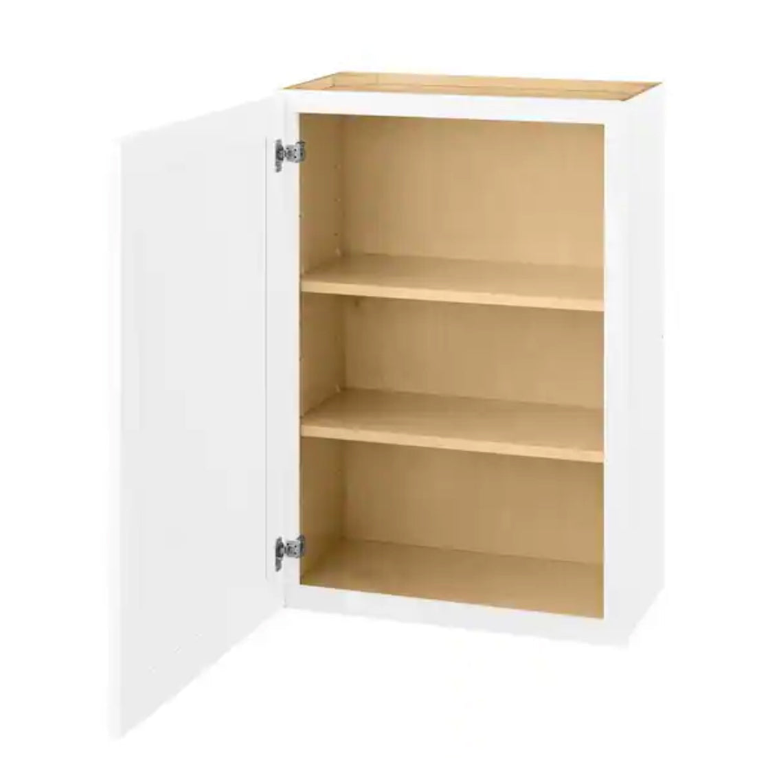 Avondale Shaker Alpine White Ready to Assemble Plywood 21 in Wall Kitchen Cabinet (21 in W x 30 in H x 12 in D)