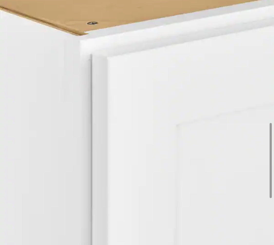 Avondale Shaker Alpine White Ready to Assemble Plywood 21 in Wall Kitchen Cabinet (21 in W x 30 in H x 12 in D)