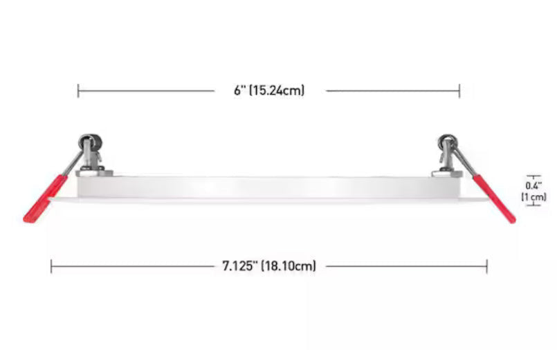 Value Series 6 in LED Slim Canless - White - (10-Pack)