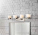 WOODBURY 5CCT BN VANITY LIGHT BAR