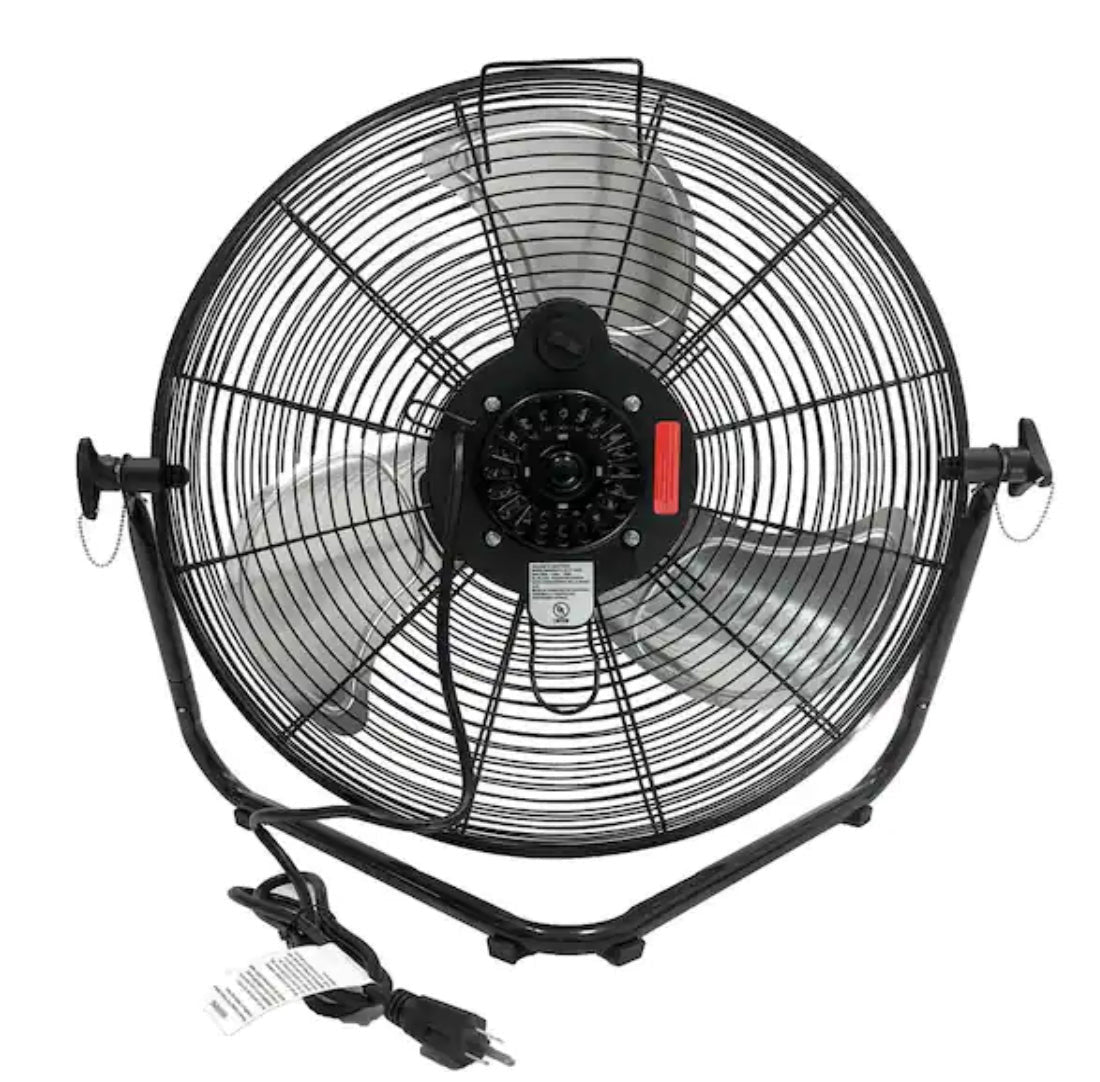 20 in. 3-Speed High Velocity Floor Fan