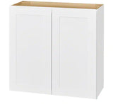 Avondale Shaker Alpine White Ready to Assemble Plywood 36 in Wall Kitchen Cabinet (36 in W x 30 in H x 12 in D)