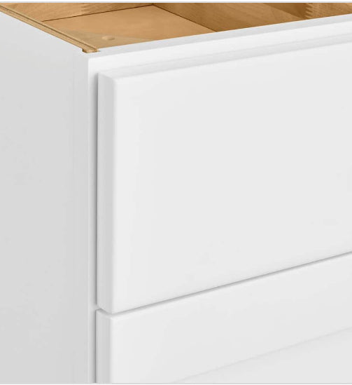 Avondale Shaker Alpine White Ready to Assemble Plywood 12 in Vanity Drawer Base (12in W x 21in D x 34.5in H)