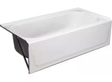 Classic 500 60 in. Right Drain Rectangular Alcove Bathtub in High Gloss White