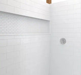 Aloha NexTile 30 in. x 60 in. x 74.5 in. Standard Fit Alcove Bath and Shower Kit with Left-Hand Drain in White