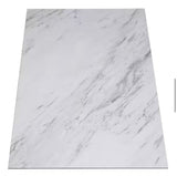 Carrara Marble Tile 4 MIL 12 in. W x 24 in. L Water Protection Peel and Stick Vinyl Tile Flooring (30 sq. ft./case)