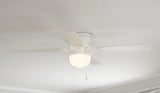 Littleton 42 in. LED Indoor White Ceiling Fan with Light Kit