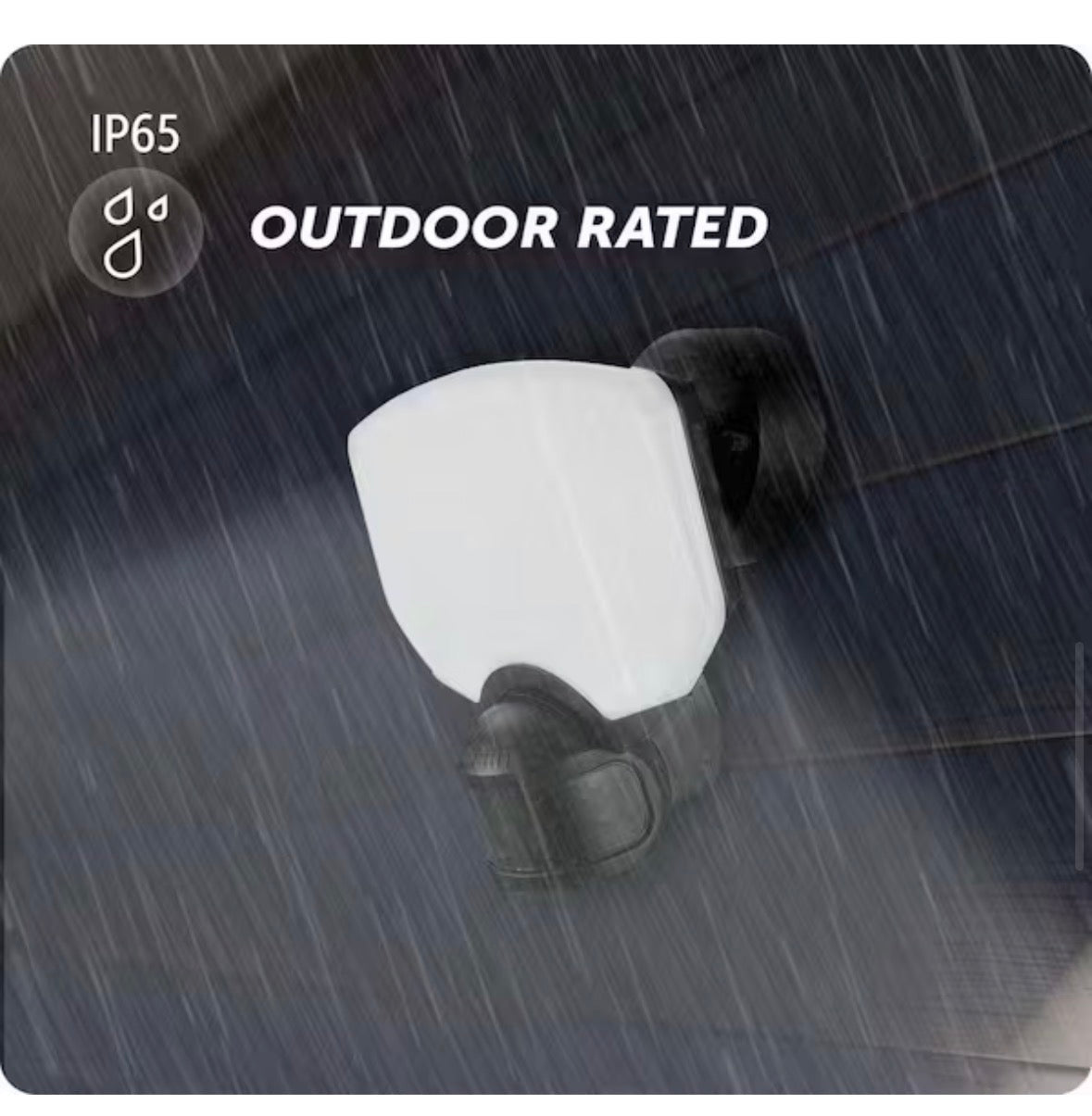 70-Watt 7000 Lumen 240Â° Black Motion Sensing Integrated LED Super Bright Flood Light with 5CCT and Dual Brite
