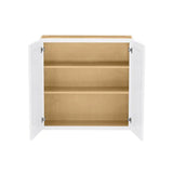 Avondale Shaker Alpine White Quick Assemble Plywood 36 in Wall Kitchen Cabinet (36 in W x 36 in H x 12 in D)