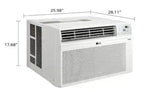 14,000 BTU 115V Window Air Conditioner Cools 700 sq. ft. with Wi-Fi, Remote and in White