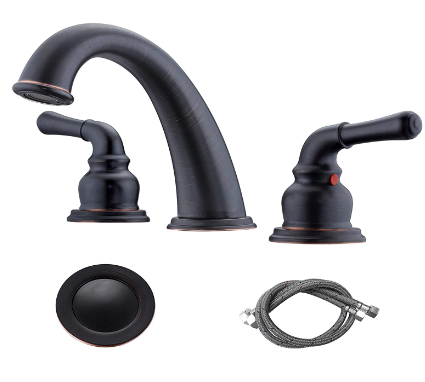 Vintage 8 in. Widespread Bathroom Faucet with Pop-Up Drain