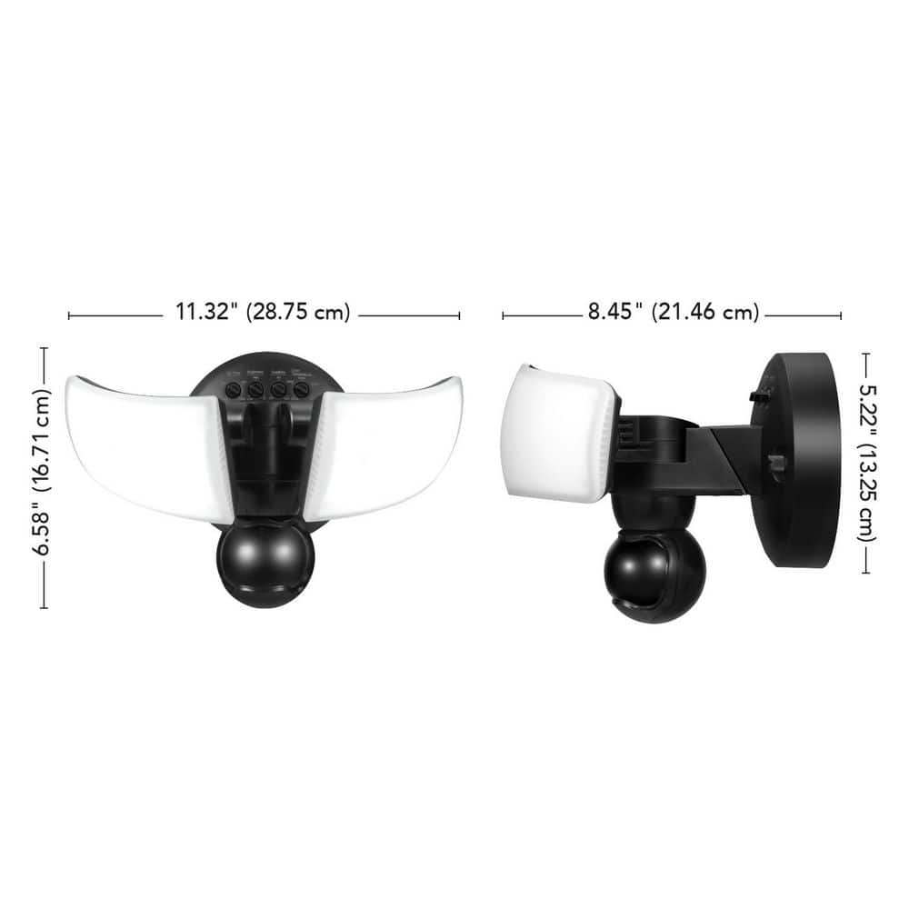 MaxDetect 2000 lm flood light - dimensions