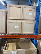 36 in. W x 12 in. D x 18 in. H Assembled Wall Bridge Kitchen Cabinet in Unfinished with Recessed Panel