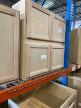 36 in. W x 12 in. D x 18 in. H Assembled Wall Bridge Kitchen Cabinet in Unfinished with Recessed Panel