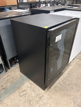 23.5 in. Single Zone 180-Cans Undercounter Freestanding/Built-in Beverage and Wine Cooler in Black, Reversible Door