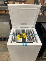 5.0 cu. ft. Manual Defrost Chest Freezer with LED Light in White Garage Ready