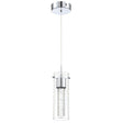 8.5-Watt Integrated LED Chrome Pendant with Crystal Bubble - main