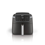 5 qt. Black Stainless Steel Air Fryer Pro with Air Fry Roast Reheat and Dehydrate