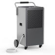 230 pt. 8,500 sq.ft. Bucketless Commercial Dehumidifier for Basement in Gray, Drain Hose,10%-95%RH A