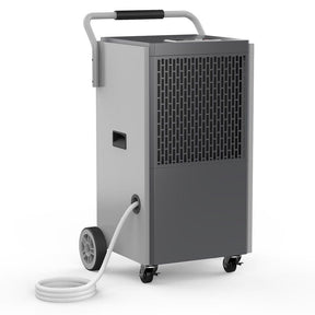 230 pt. 8,500 sq.ft. Bucketless Commercial Dehumidifier for Basement in Gray, Drain Hose,10%-95%RH A