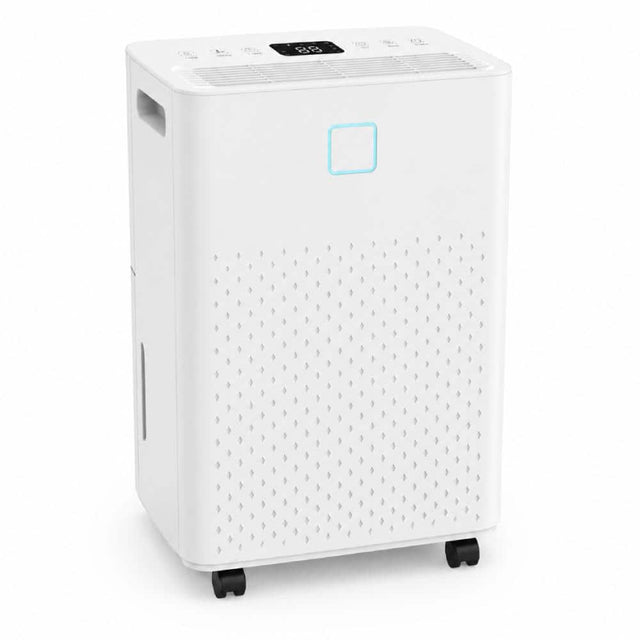 17 pt. 2000 sq.ft Dehumidifier in White with 2 Speeds, 0.45 Gal. Bucket, Cloth Dry and Sleep Mode, f