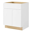 Leyton 27 in. W x 24 in. D x 34.5 in. H Ready to Assemble Plywood Slim Shaker Base Kitchen Cabinet i