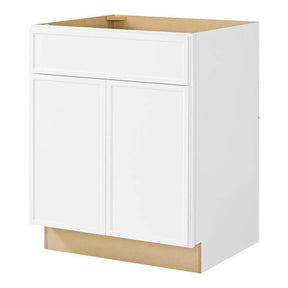 Leyton 27 in. W x 24 in. D x 34.5 in. H Ready to Assemble Plywood Slim Shaker Base Kitchen Cabinet i