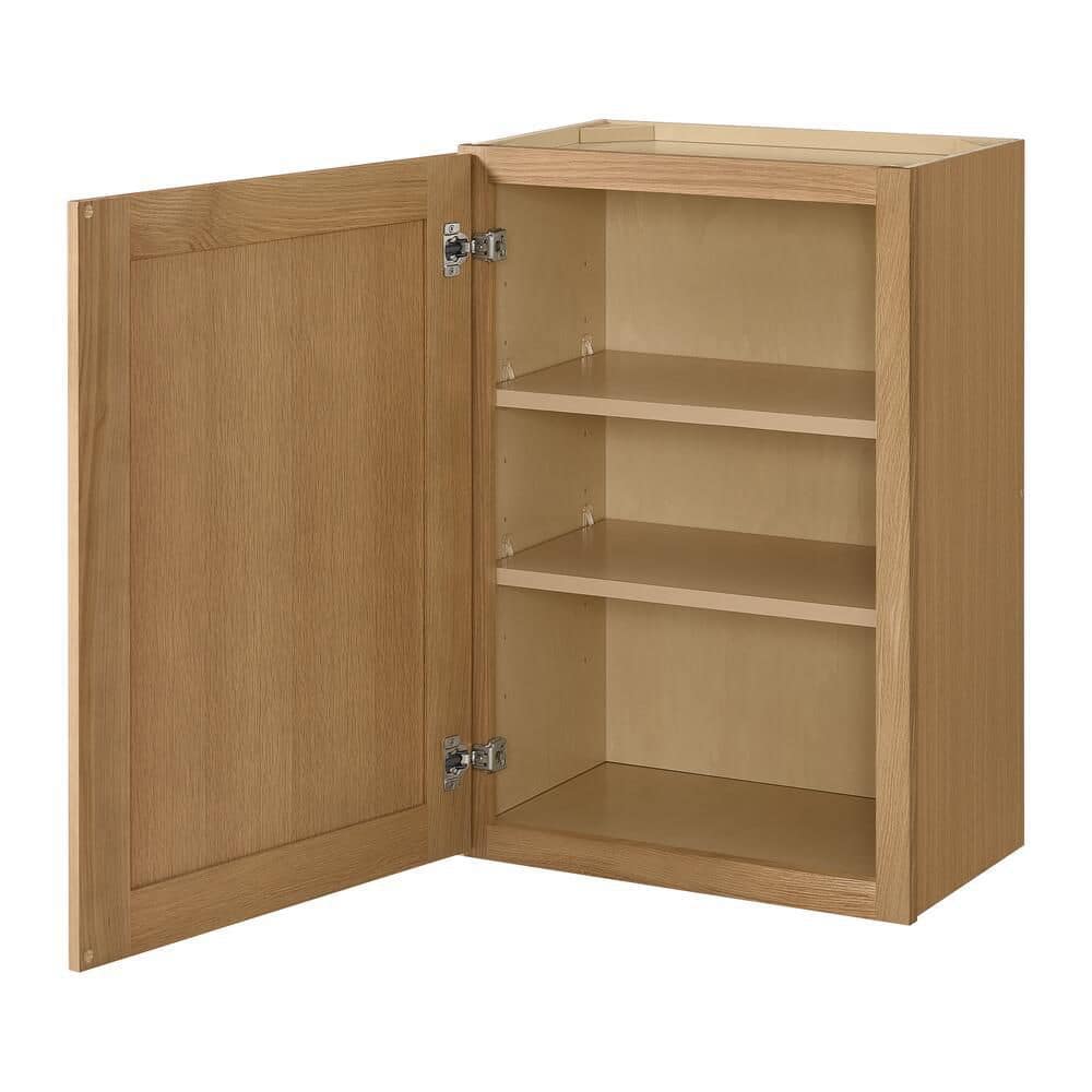 Avondale 21 in. W x 12 in. D x 30 in. H Ready to Assemble Plywood Shaker Wall Kitchen Cabinet in