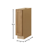 Avondale 9 in. W x 24 in. D x 34.5 in. H Ready to Assemble Plywood Shaker Base Kitchen Cabinet in