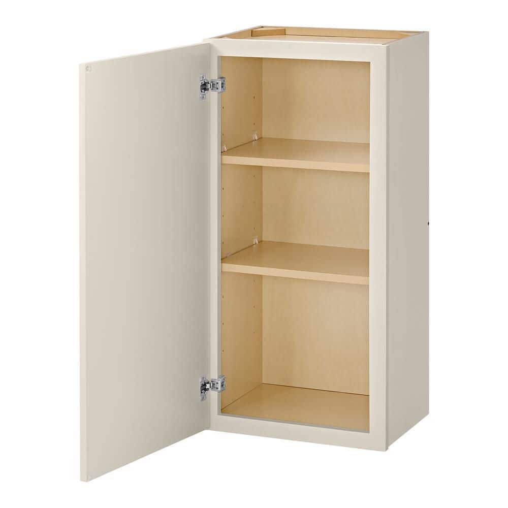 Leyton 18 in. W x 12 in. D x 36 in. H Ready to Assemble Plywood Slim Shaker Wall Kitchen Cabinet in 