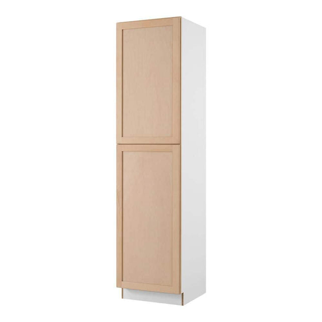 24 in. W x 24 in. D x 96 in. H Ready to Assemble Pantry Kitchen Cabinet in Unfinished with Clickread